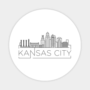 Kansas City Minimal Skyline Magnet